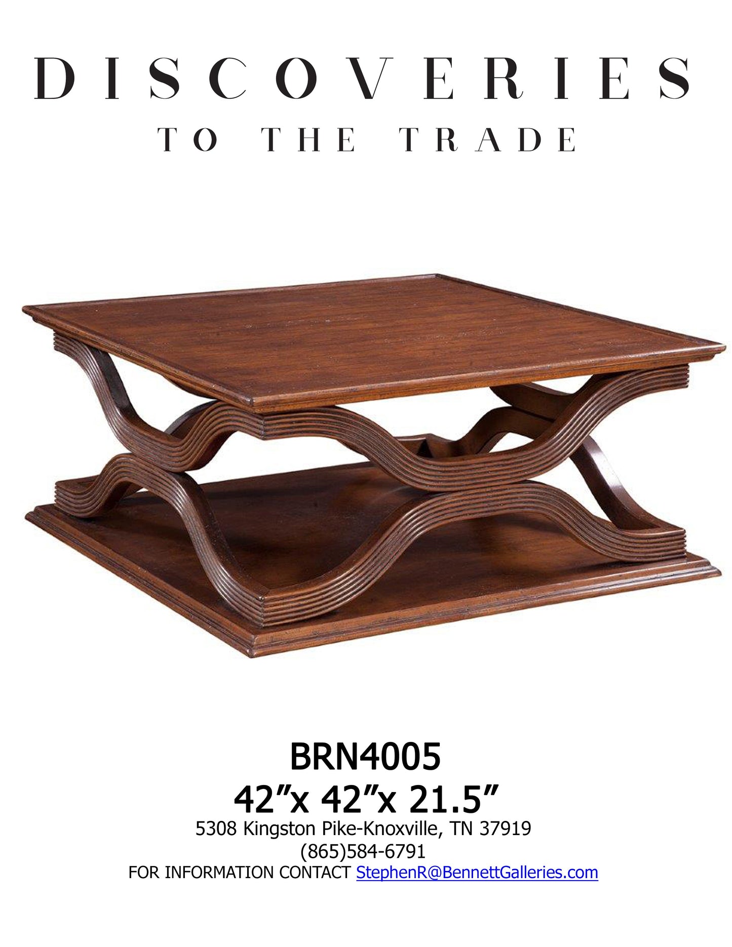 BRN4005W Bennett To The Trade