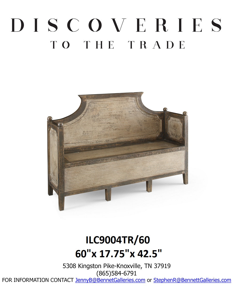 ILC9004TR/60 Bennett To The Trade