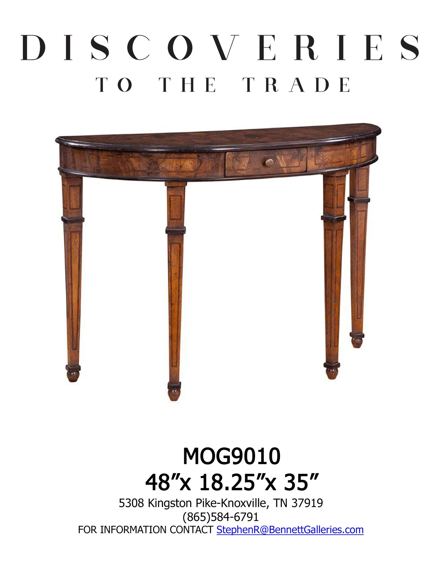 MOG9010B Bennett To The Trade